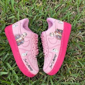 Custom Nike Air Force 1 Bad Bunny